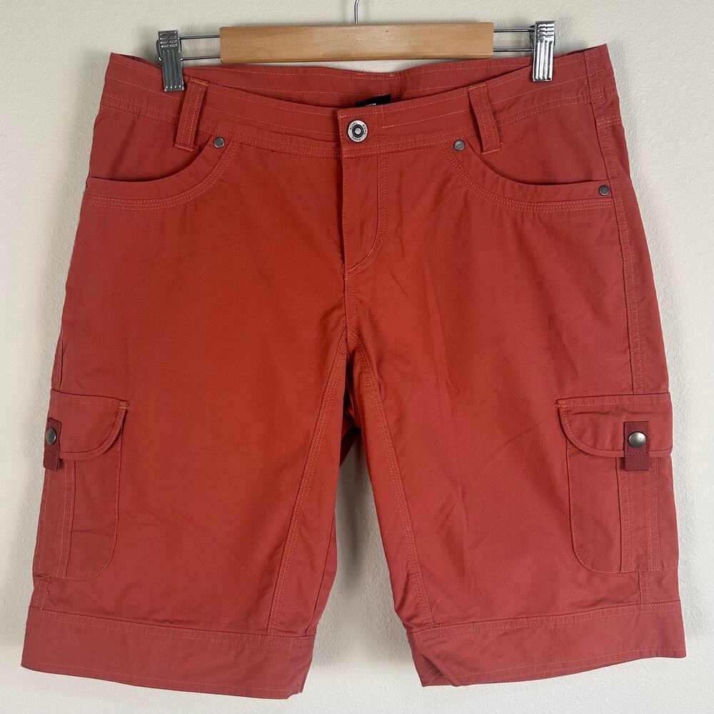 Kuhl Women’s Cargo Hiking Shorts Size 12 Mid Rise Outdoors Gorpcore